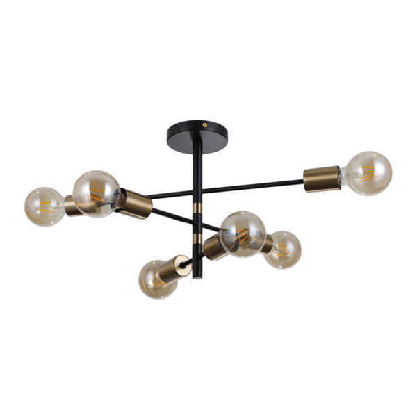 Lampa wisząca Piansi PND-4025-6-BL-HBR - Italux