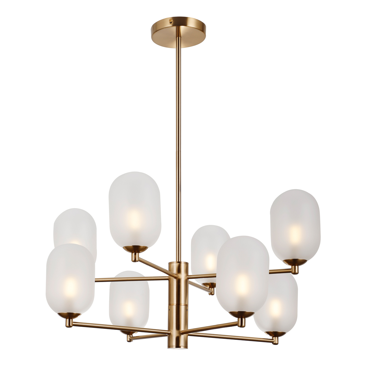 Lampa wisząca Perano PND-4215-8A-HBR-SAT - Italux - obrazek 2
