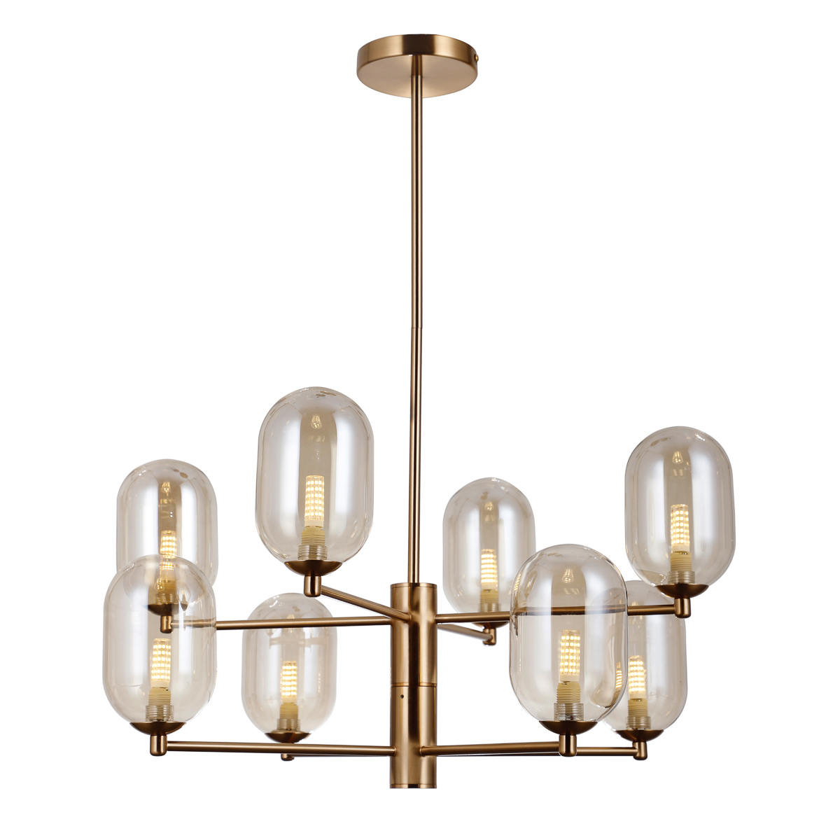 Lampa wisząca Perano PND-4215-8-HBR - Italux - obrazek 2
