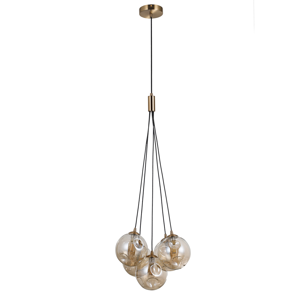 Lampa wisząca Perlos PND-54456-5-HB-AMB - Italux