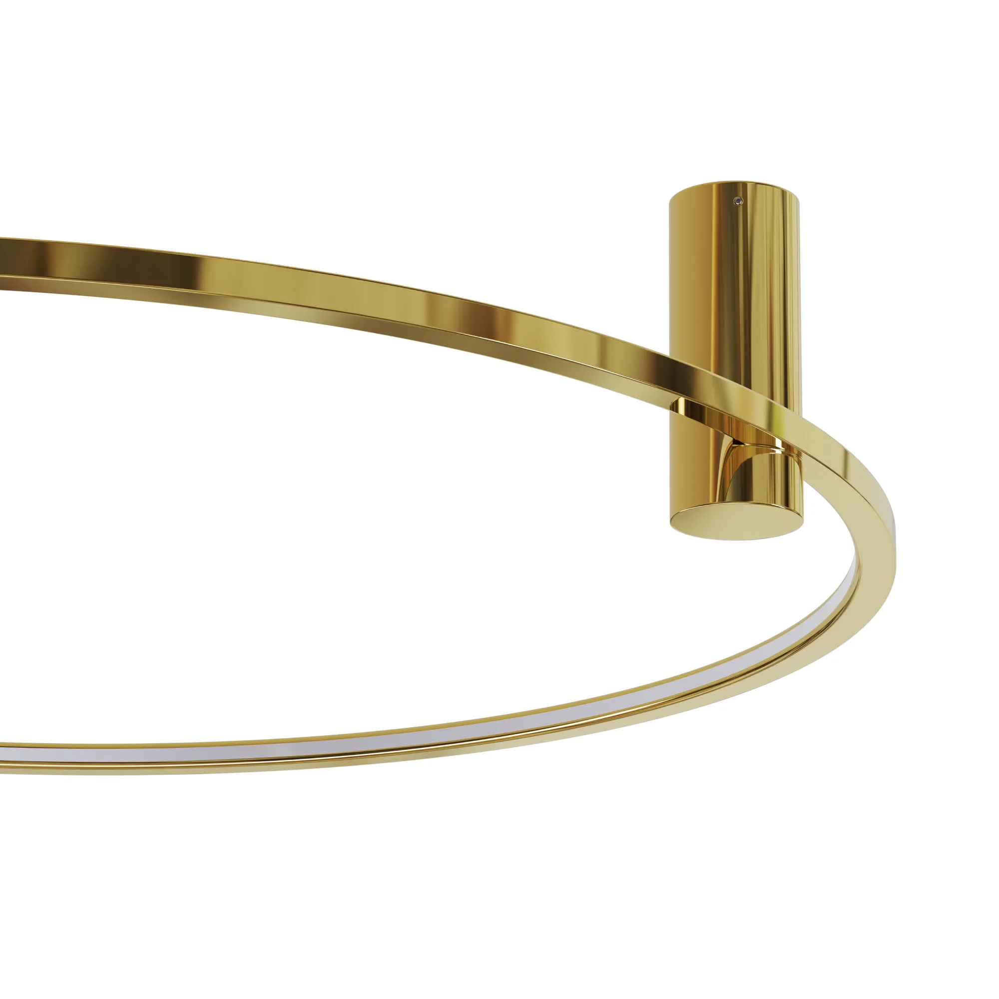 Lampa sufitowa ring złoty LED RINGA L CL0112-L-GD - Yaskr - obrazek 5
