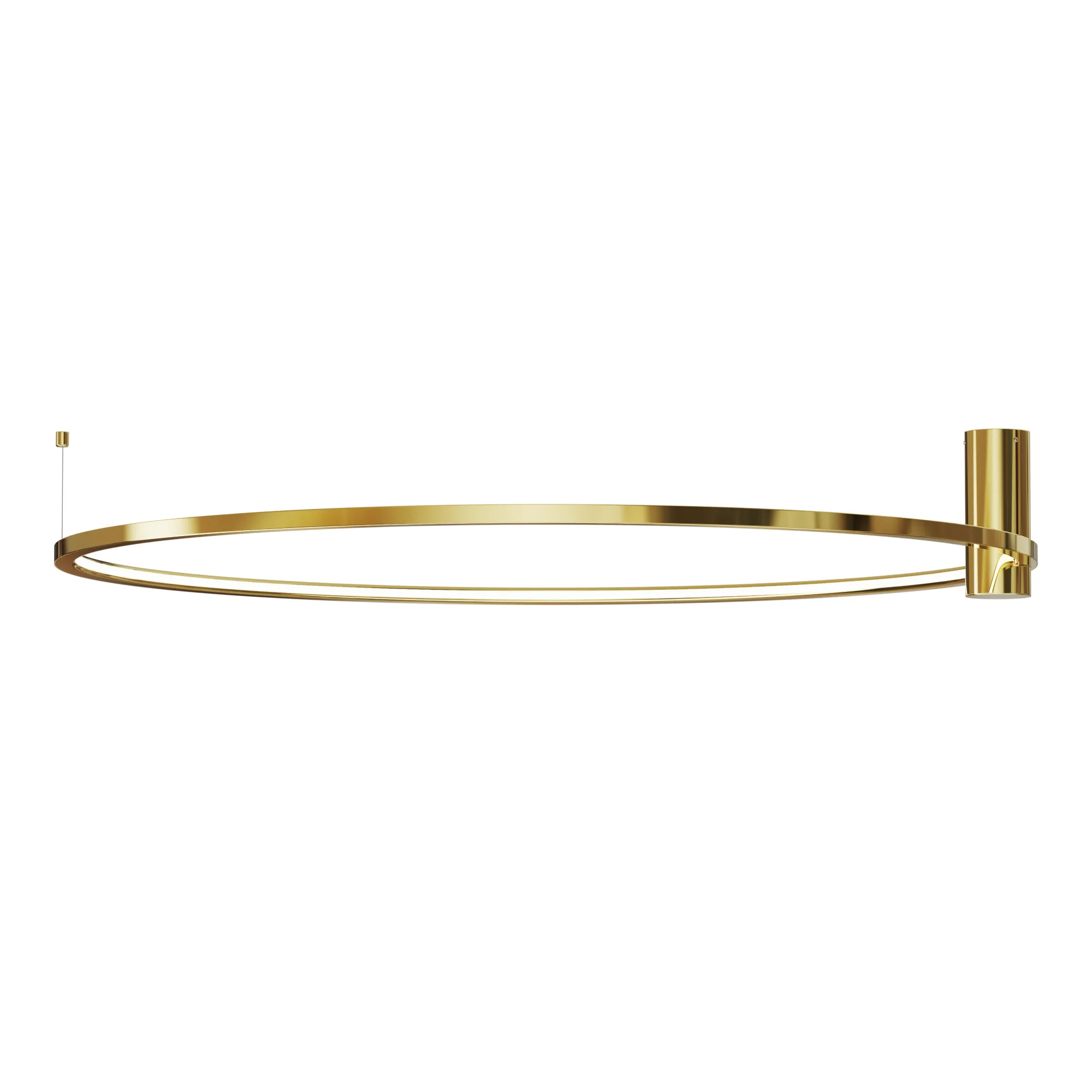 Lampa sufitowa ring złoty LED RINGA L CL0112-L-GD - Yaskr - obrazek 4