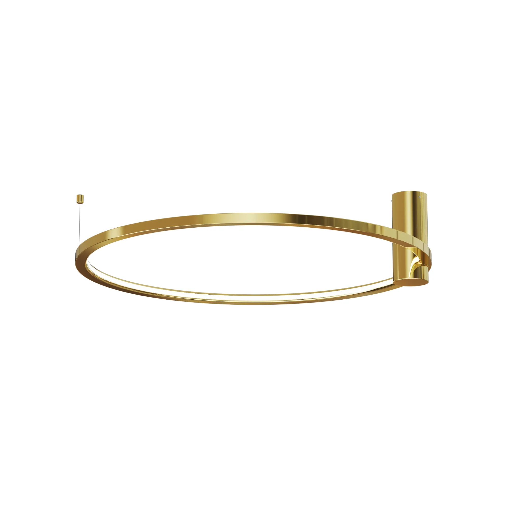 Lampa sufitowa ring złoty LED RINGA M CL0112-M-GD - Yaskr - obrazek 2