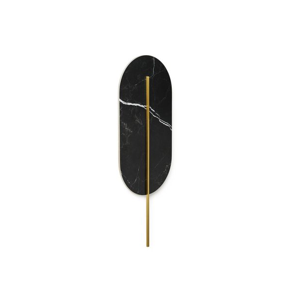 Kinkiet minimalistyczny ROKKE czarna RKS23020 - Ummo Lighting