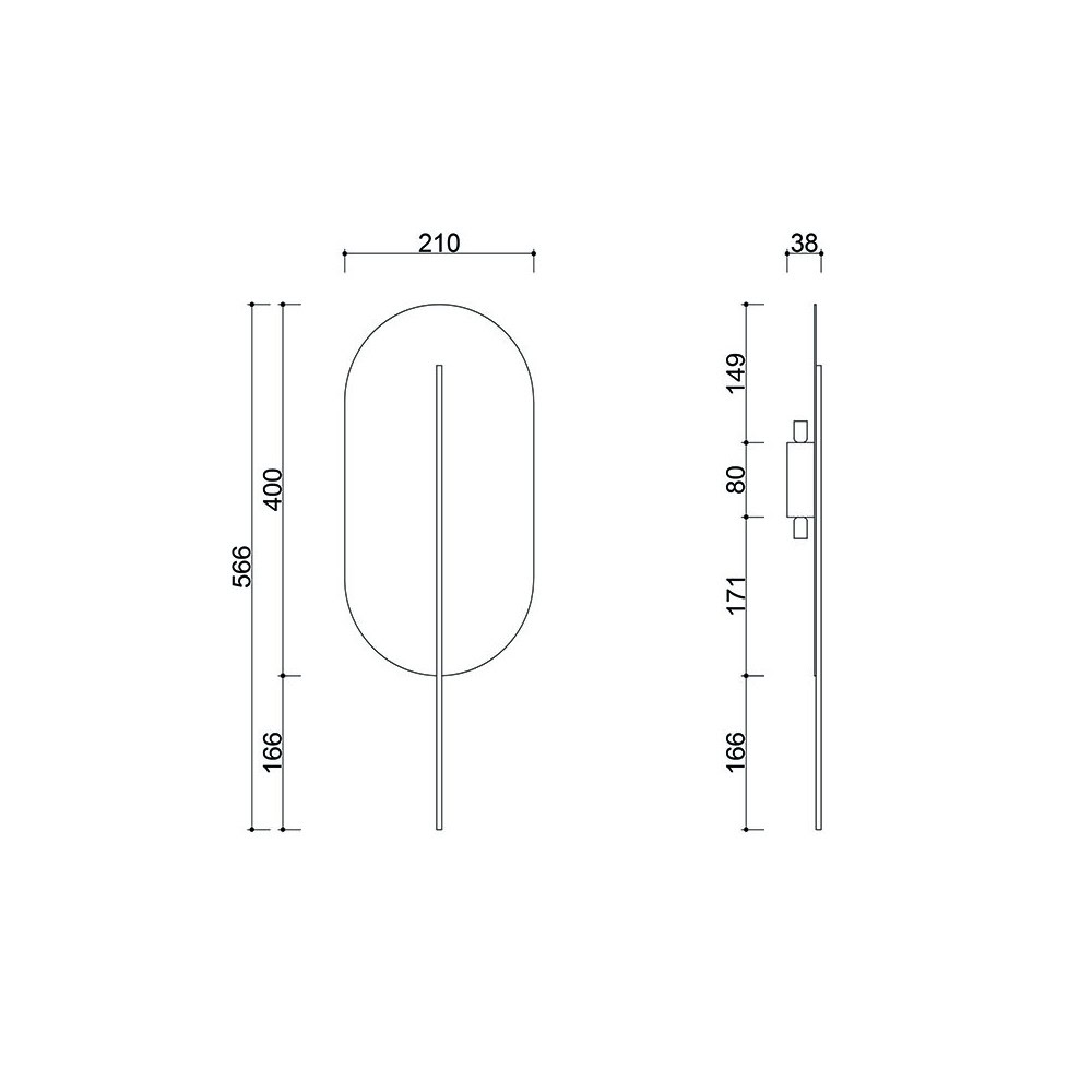Kinkiet minimalistyczny ROKKE RKS24020 - Ummo Lighting - obrazek 8
