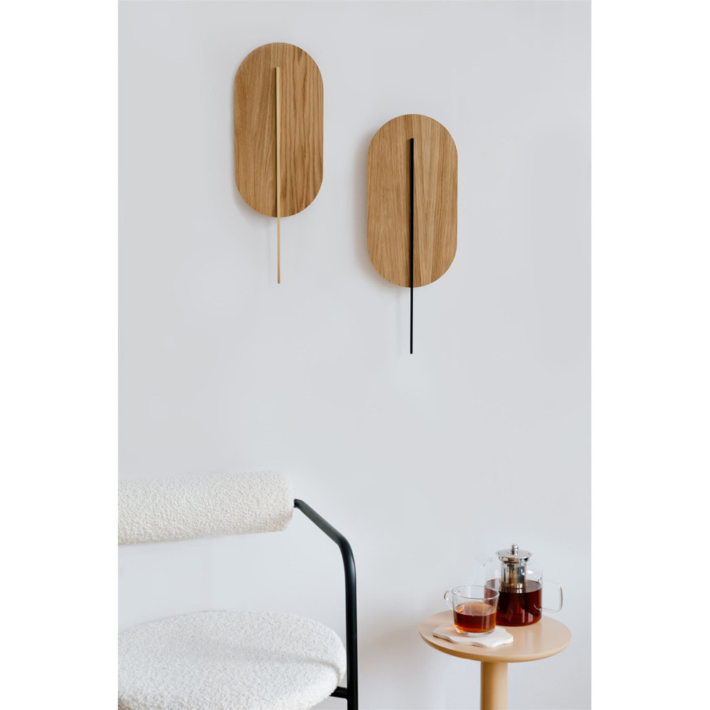 Kinkiet minimalistyczny ROKKE drewniana RKW21030 - Ummo Lighting - obrazek 2