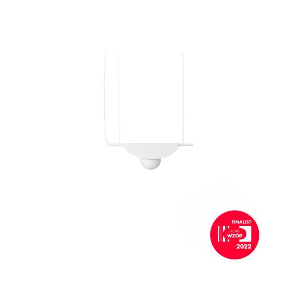 Lampa wisząca designerska SALLO biała SAA111P0 - Ummo Lighting