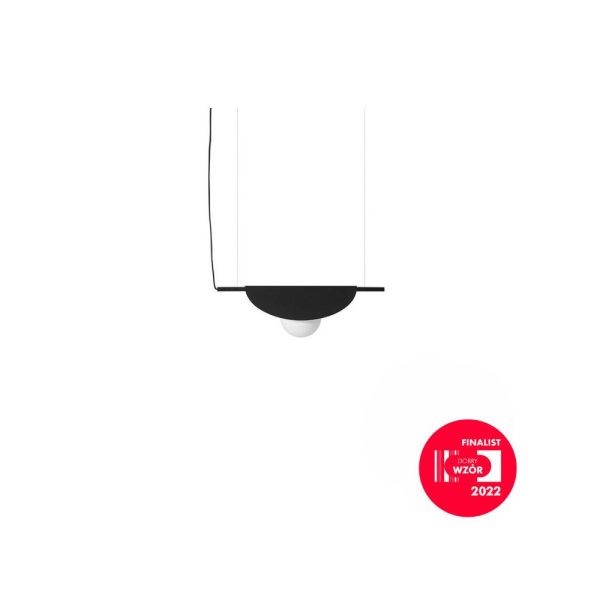 Lampa wisząca designerska SALLO czarna SAA122P0 - Ummo Lighting
