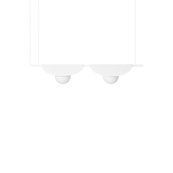 Lampa wisząca designerska SALLO biała SAB211P0 - Ummo Lighting