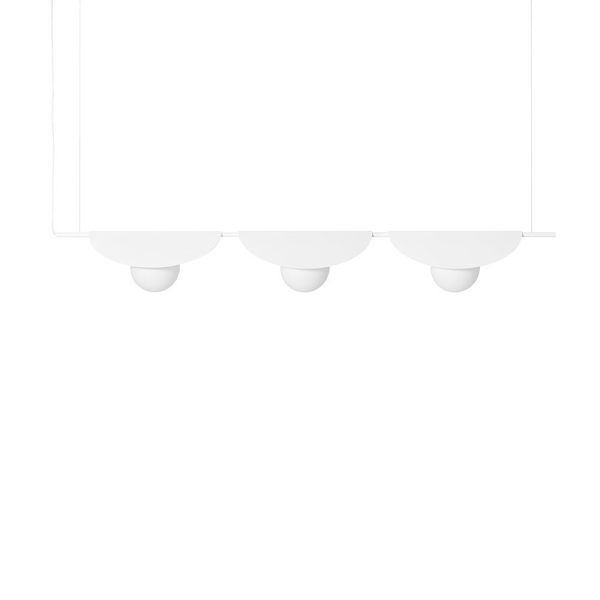 Lampa wisząca designerska SALLO biała SAC311P0 - Ummo Lighting
