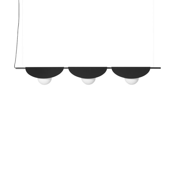 Lampa wisząca designerska SALLO czarna SAC322P0 - Ummo Lighting