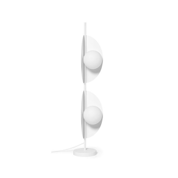 Lampa podłogowa designerska SALLO biała SAF211P1 - Ummo Lighting