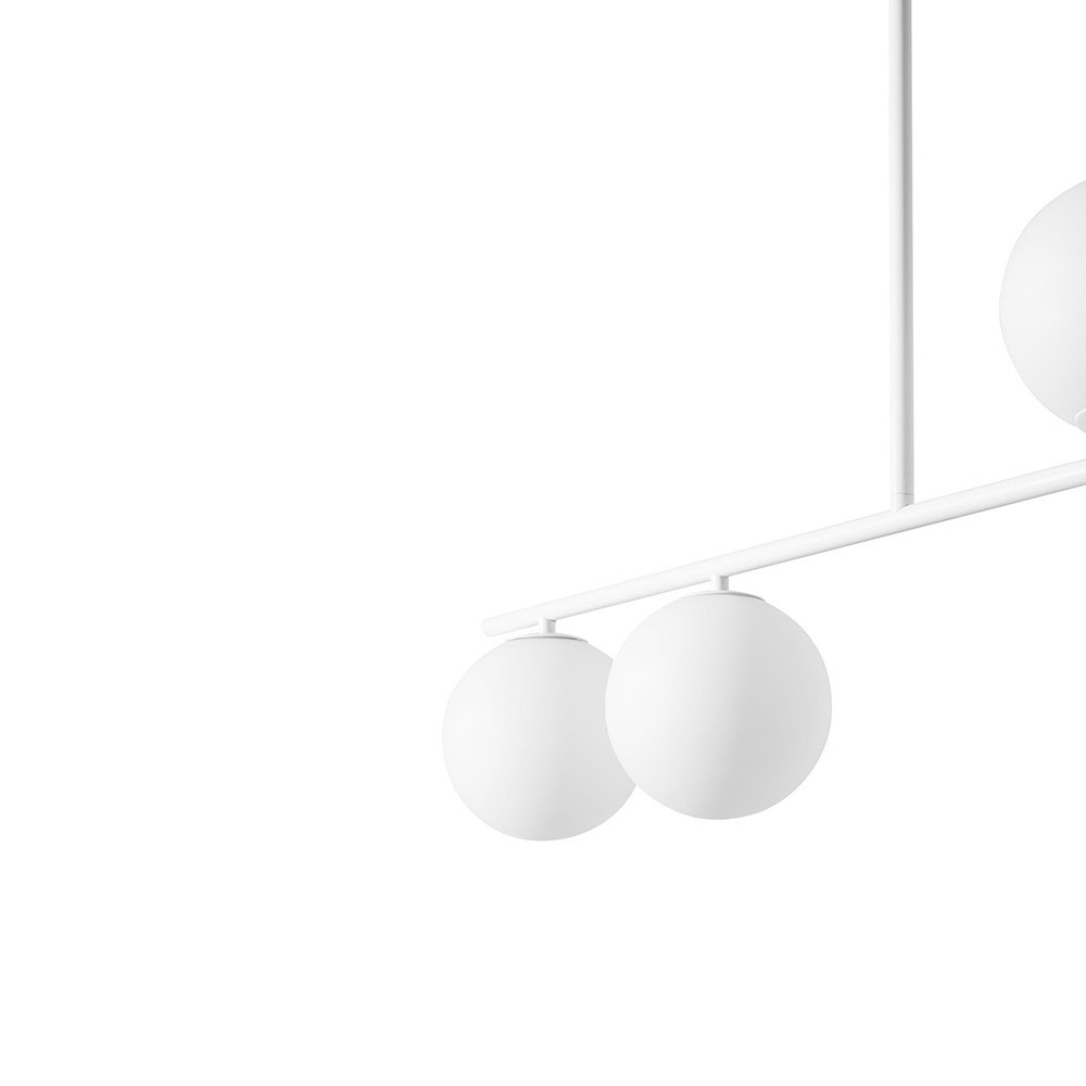 Lampa wisząca łazienkowa IP44 minimalistyczna SUGURI biała SGA111RS66 - Ummo Lighting - obrazek 2