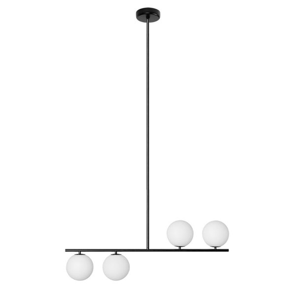 Lampa wisząca minimalistyczna kule SUGURI czarna SGA122R66 - Ummo Lighting