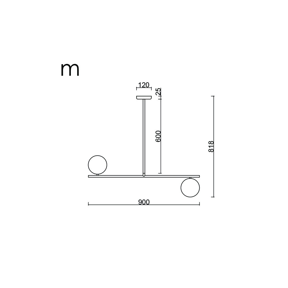 Lampa wisząca minimalistyczna kule SUGURI biała SGC311R06 - Ummo Lighting - obrazek 4