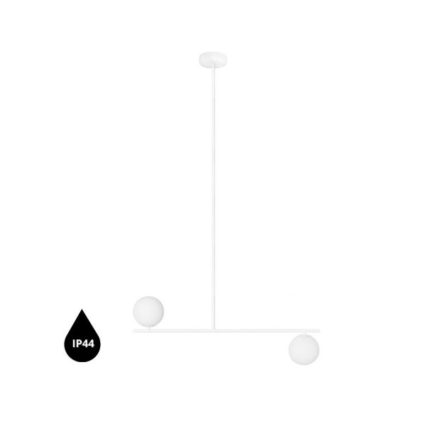 Lampa wisząca łazienkowa IP44 designerska SUGURI biała SGC311RS66 - Ummo Lighting
