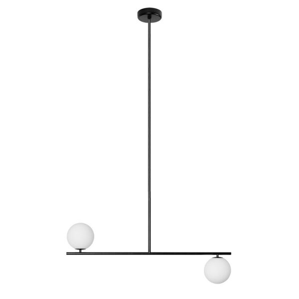 Lampa wisząca minimalistyczna kule SUGURI czarna SGC322R66 - Ummo Lighting