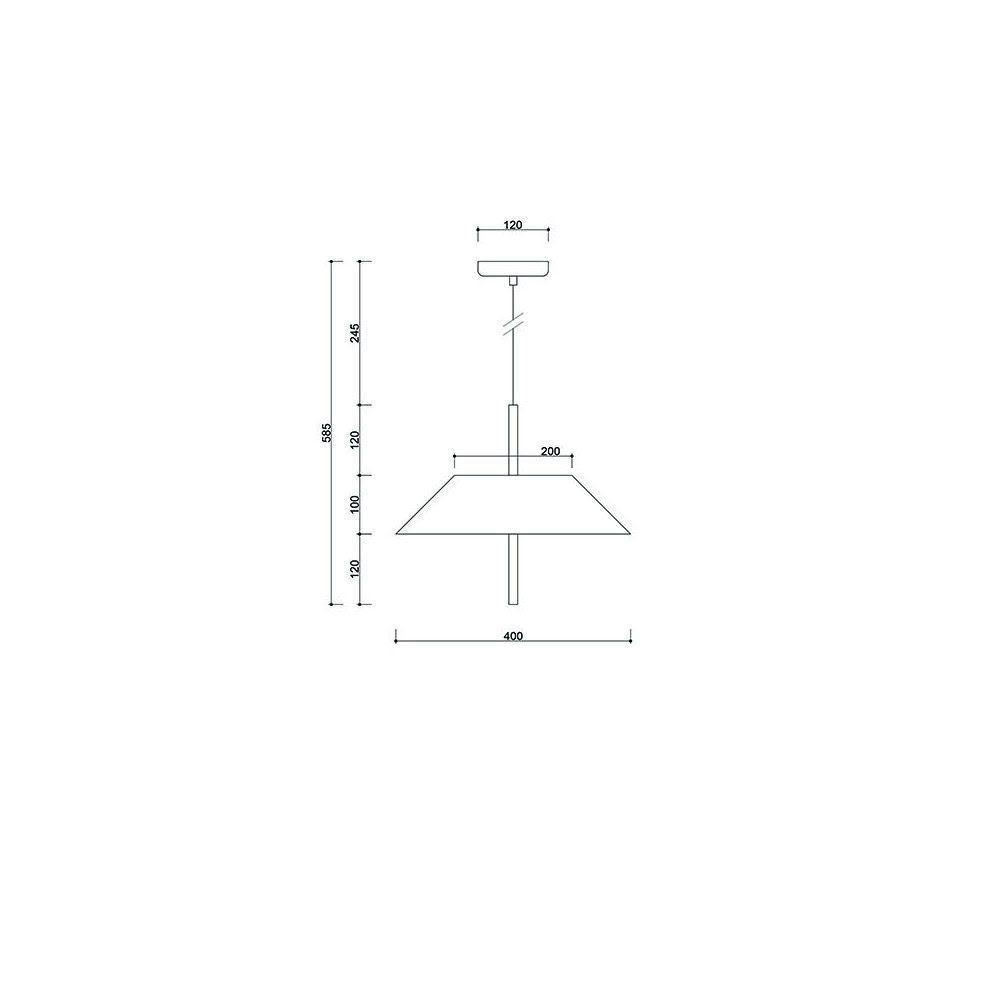 Lampa wisząca japandi minimalistyczna SAKOSI czarna SKA322P0 - Ummo Lighting - obrazek 4
