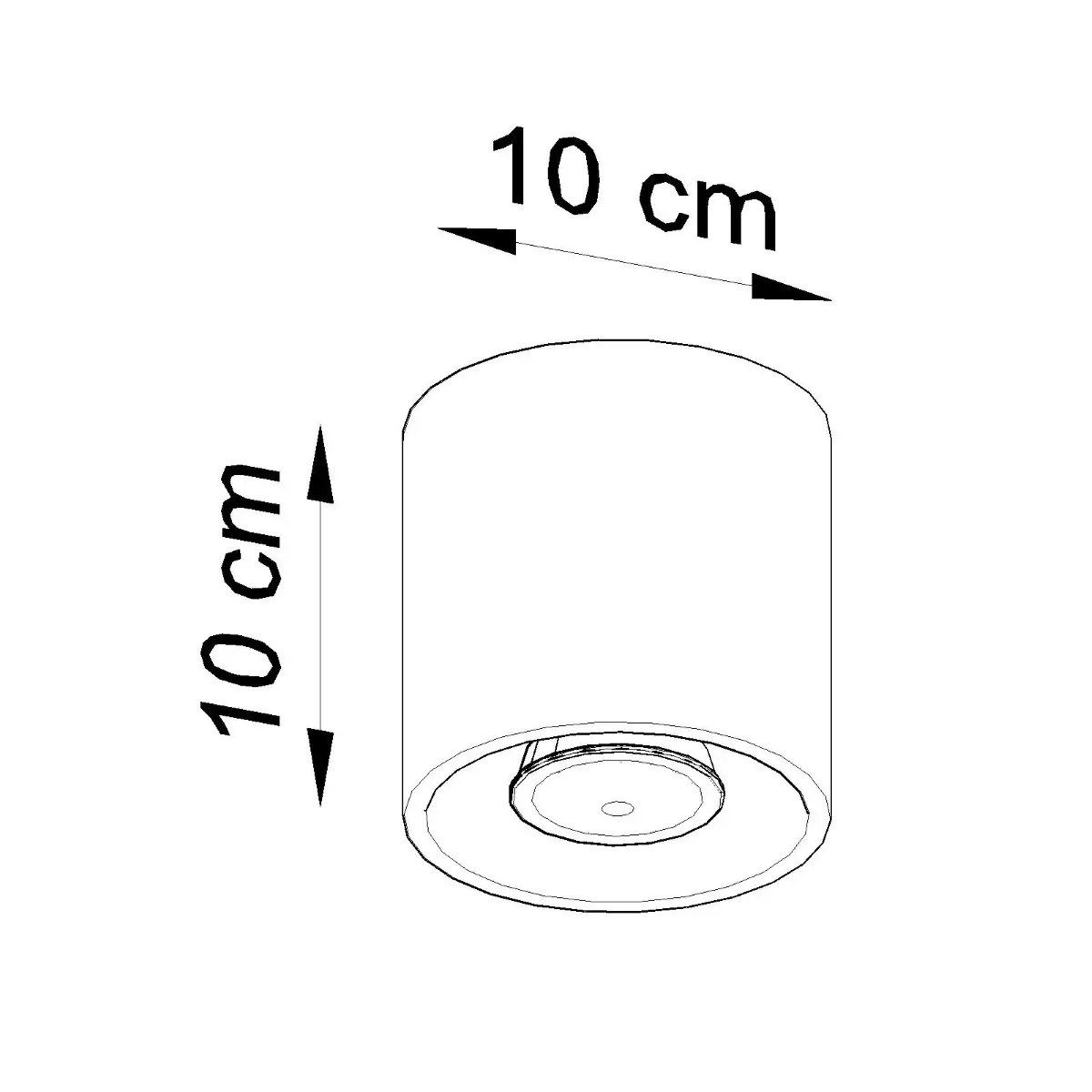 Plafon ORBIS 1 szary SL.0018 - Sollux Lighting - obrazek 6