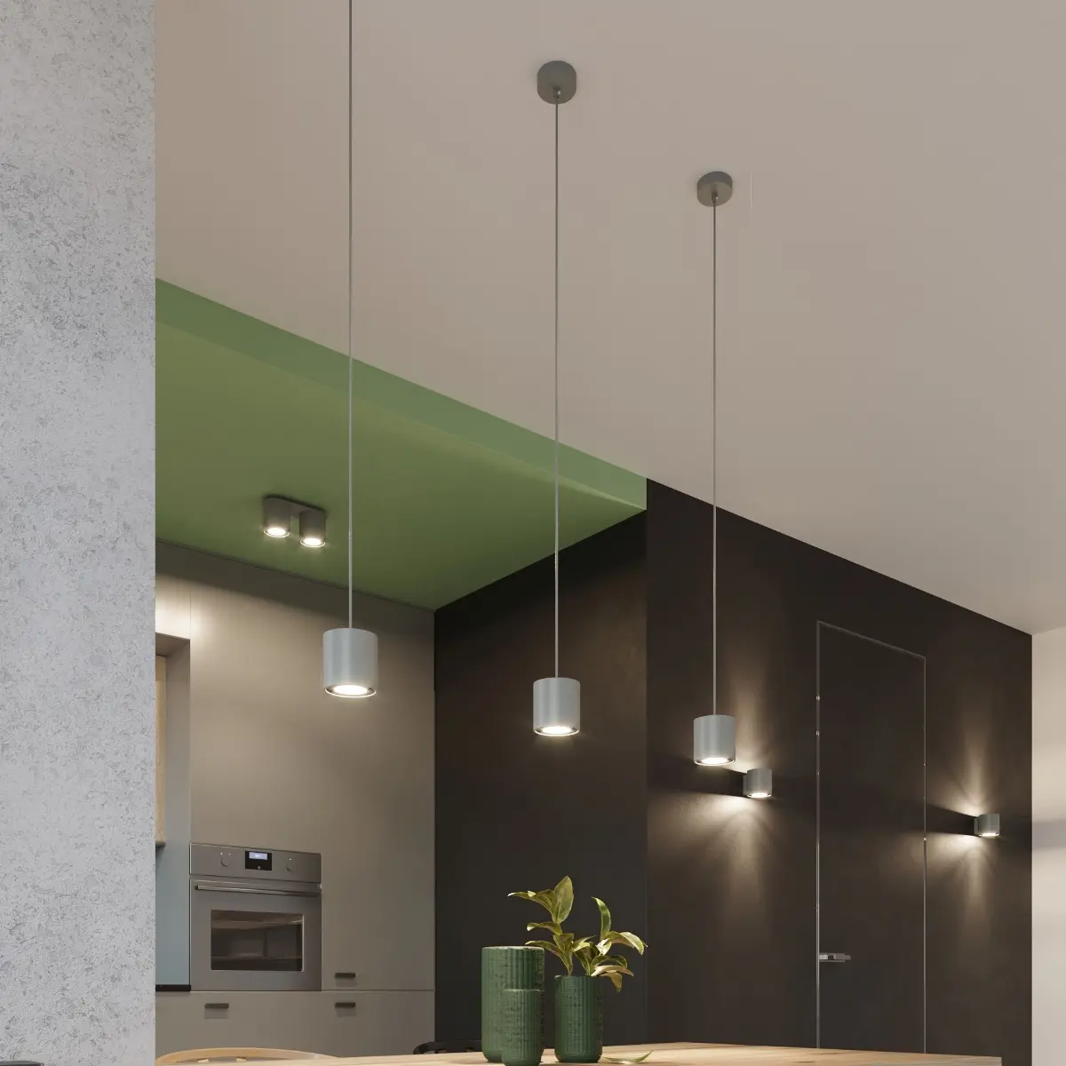 Plafon ORBIS 1 szary SL.0018 - Sollux Lighting - obrazek 8