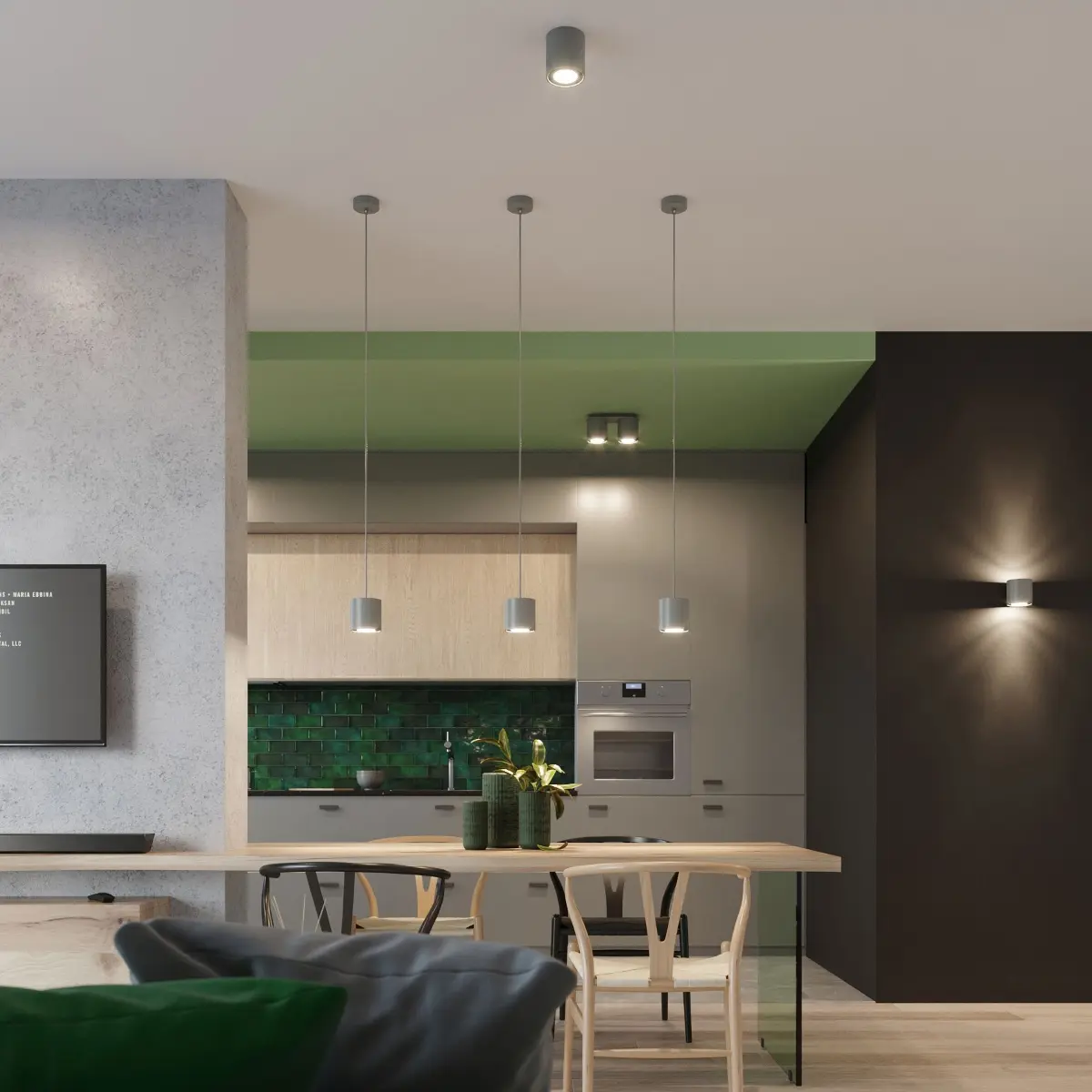 Plafon ORBIS 1 szary SL.0018 - Sollux Lighting - obrazek 9