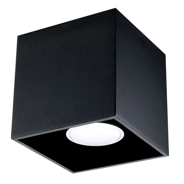 Plafon QUAD 1 czarny SL.0022 - Sollux Lighting