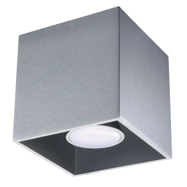 Plafon QUAD 1 szary SL.0024 - Sollux Lighting