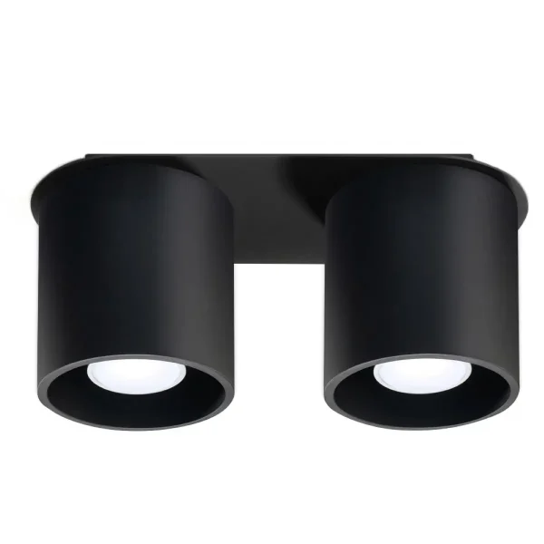 Plafon ORBIS 2 czarny SL.0054 - Sollux Lighting