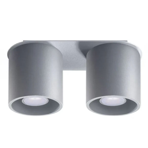 Plafon ORBIS 2 szary SL.0055 - Sollux Lighting