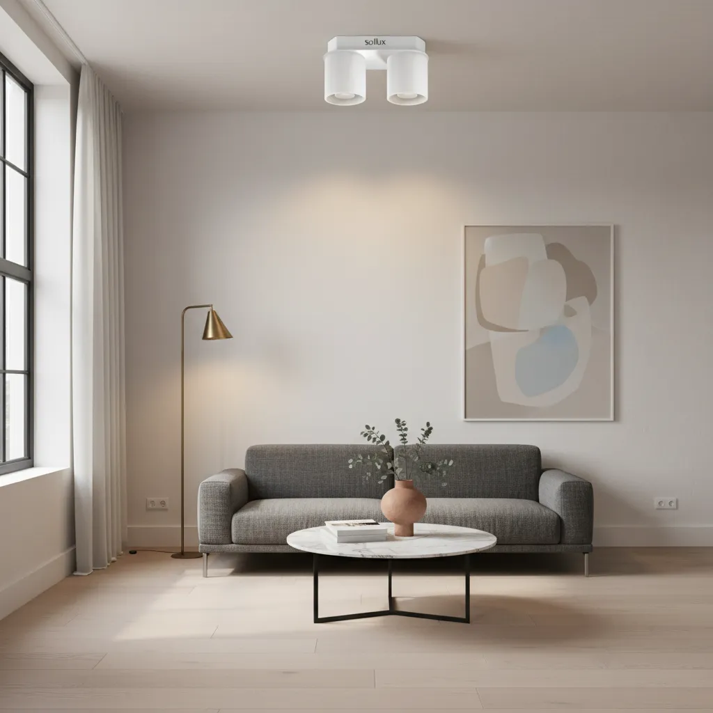 Plafon ORBIS 2 biały SL.0056 - Sollux Lighting - obrazek 2