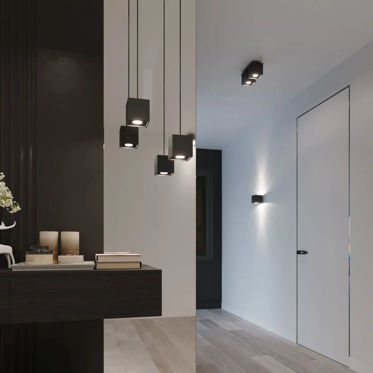 Lampa wisząca QUAD 1 czarny SL.0060 - Sollux Lighting - obrazek 10