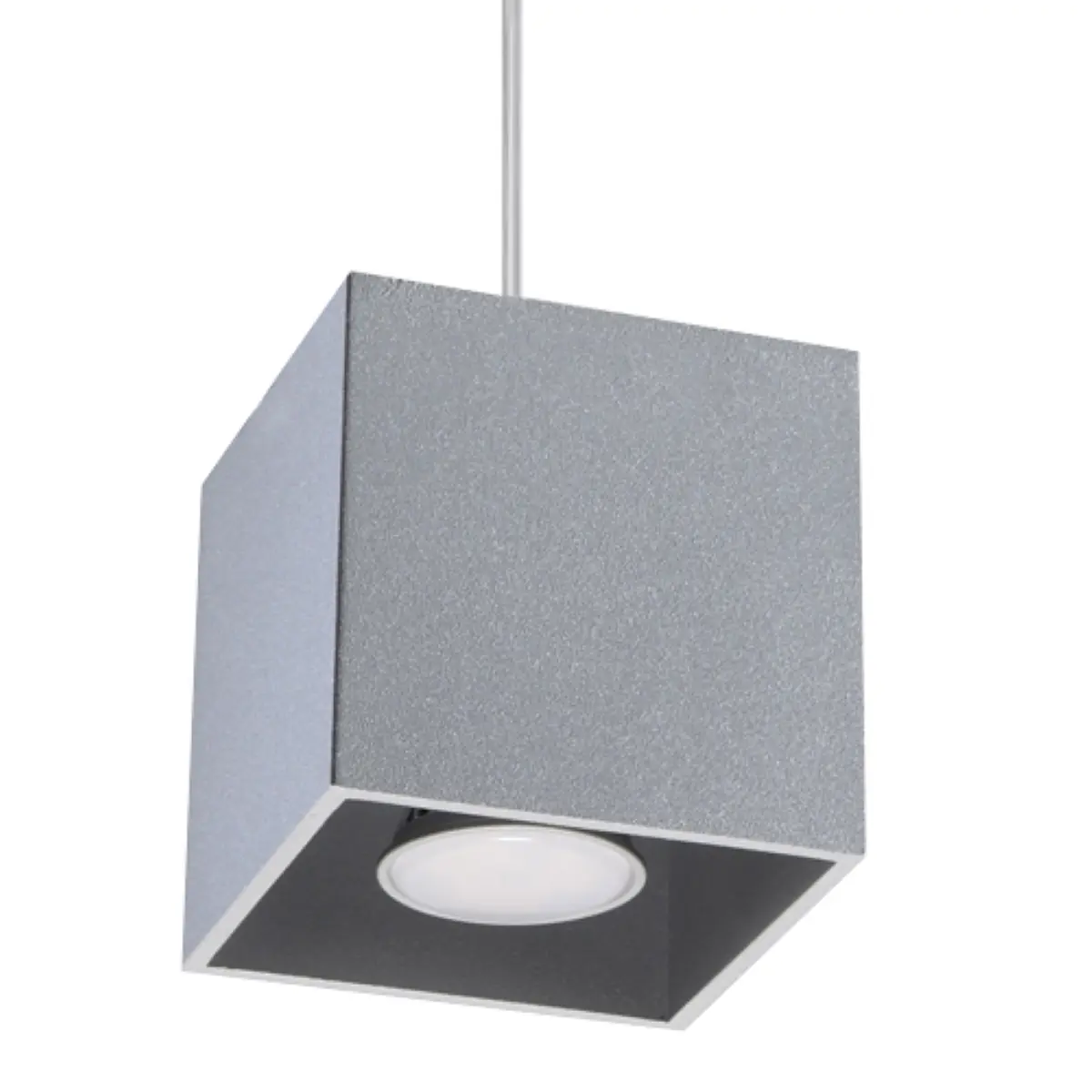 Lampa wisząca QUAD 1 szary SL.0061 - Sollux Lighting