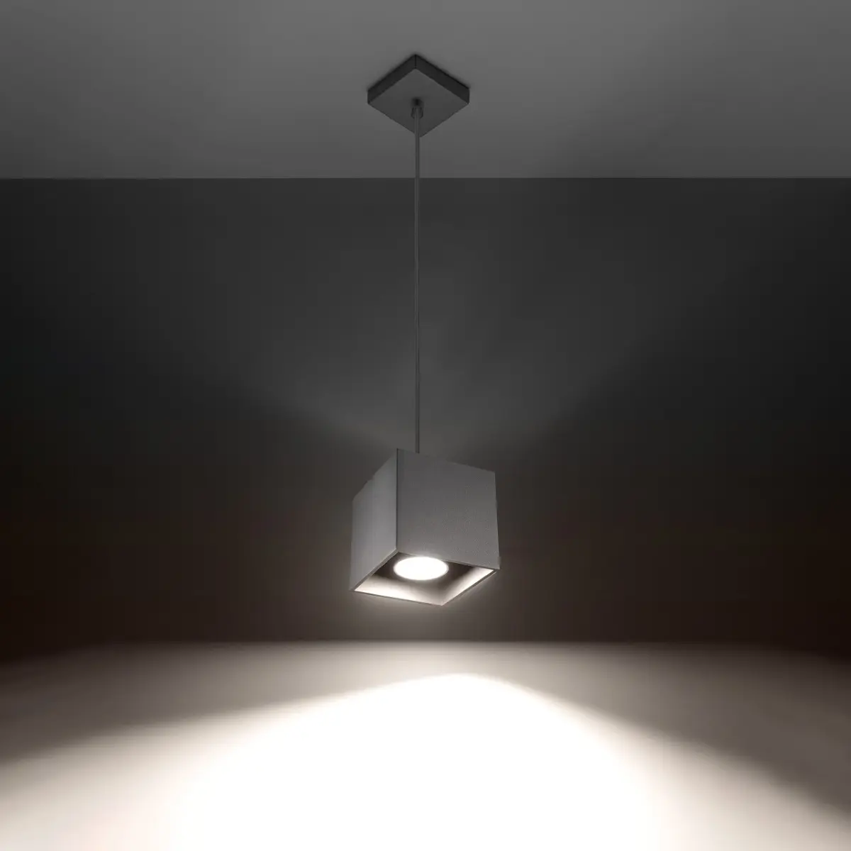 Lampa wisząca QUAD 1 szary SL.0061 - Sollux Lighting - obrazek 4