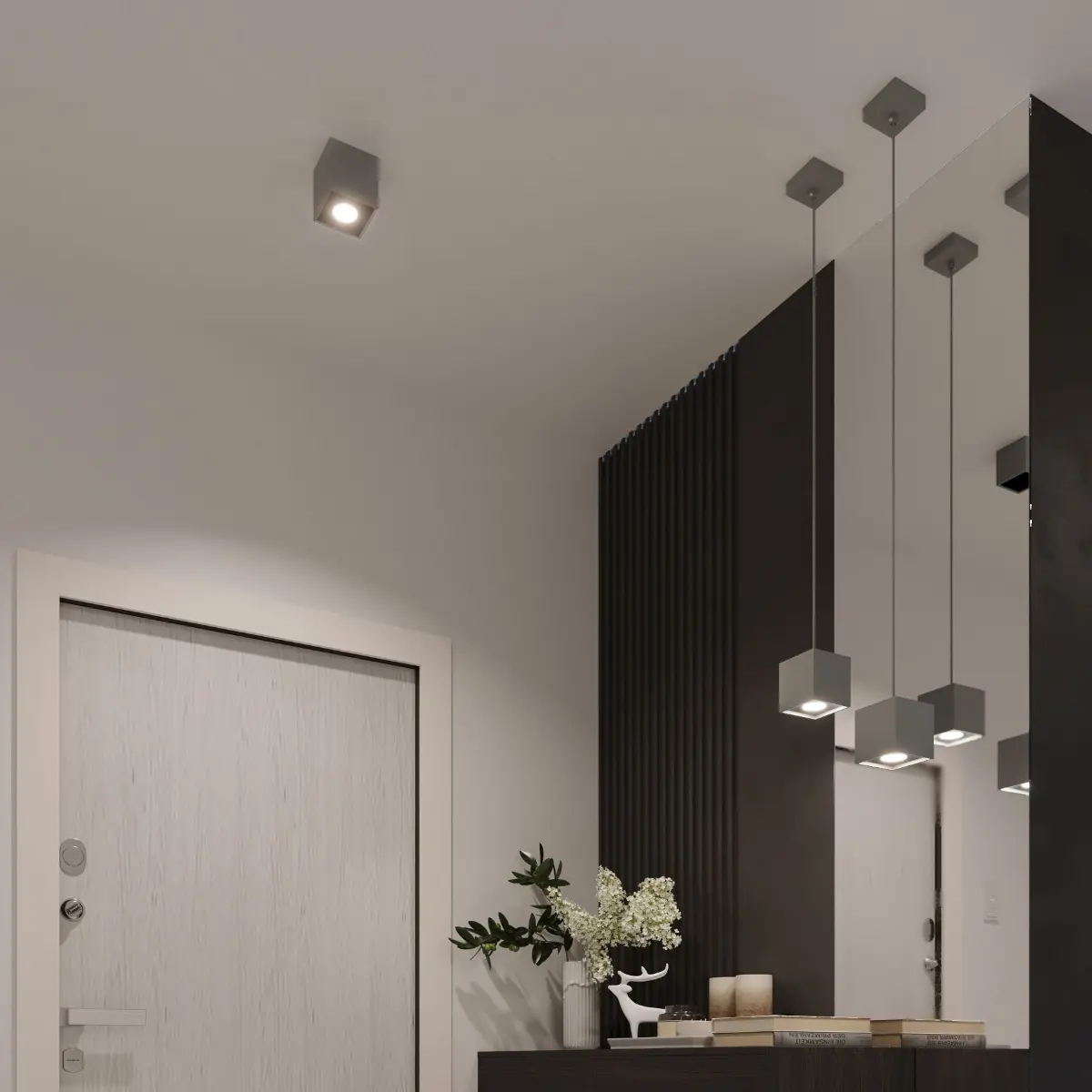 Lampa wisząca QUAD 1 szary SL.0061 - Sollux Lighting - obrazek 8
