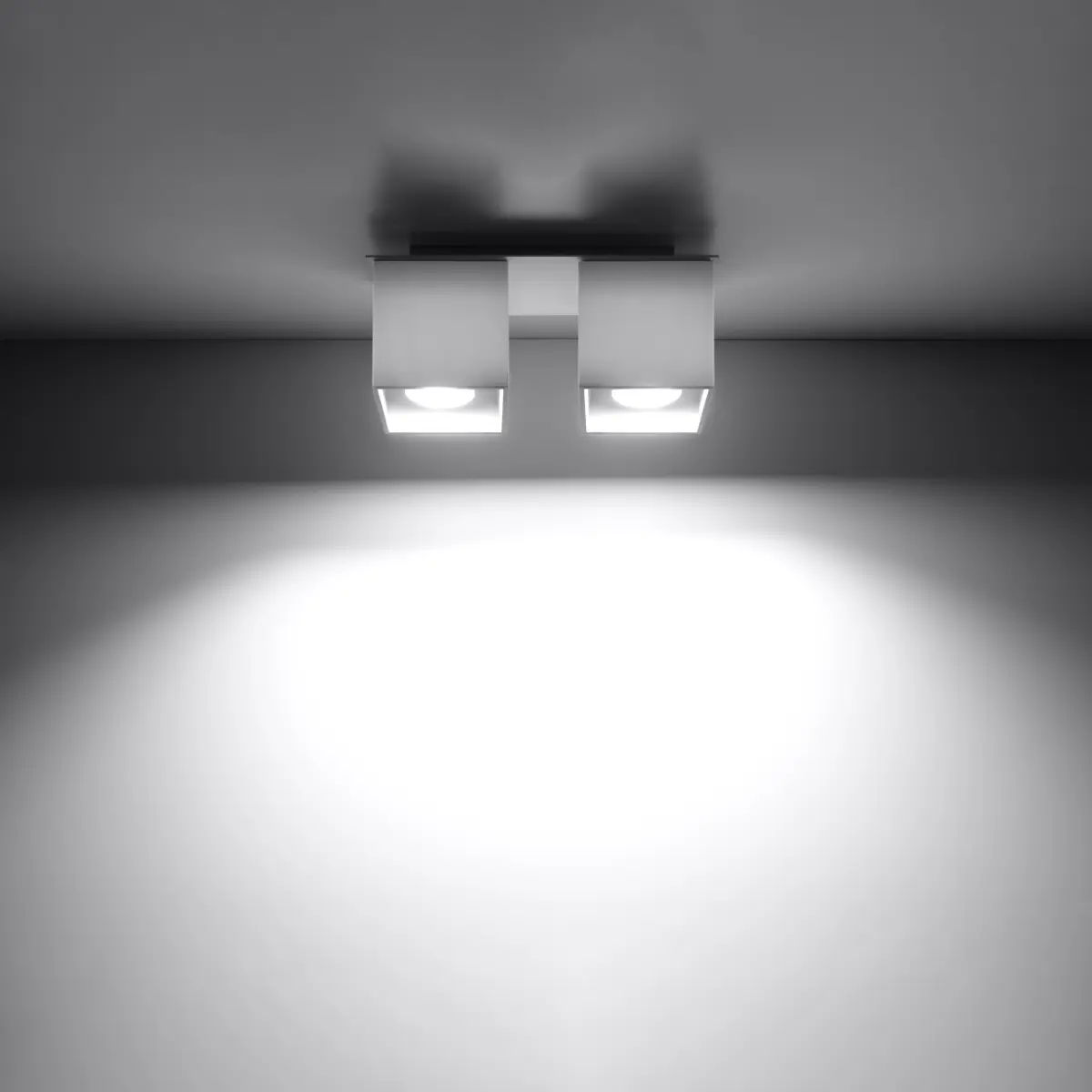 Plafon QUAD 2 biały SL.0065 - Sollux Lighting - obrazek 4