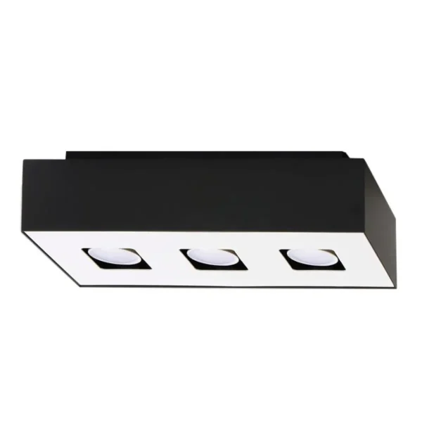 Plafon MONO 3 czarny SL.0072 - Sollux Lighting