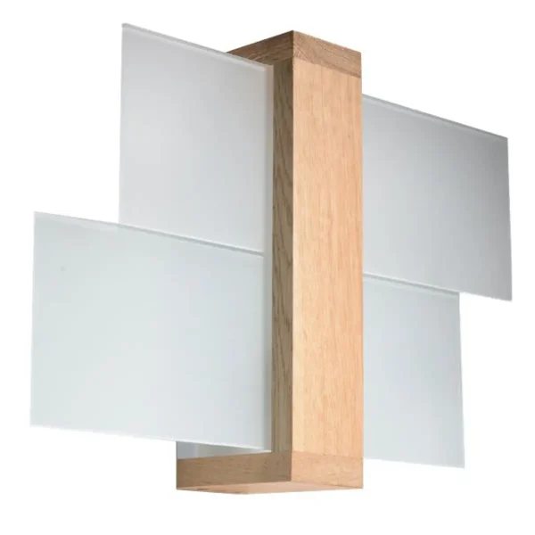 Kinkiet FENIKS 1 naturalne drewno SL.0077 - Sollux Lighting