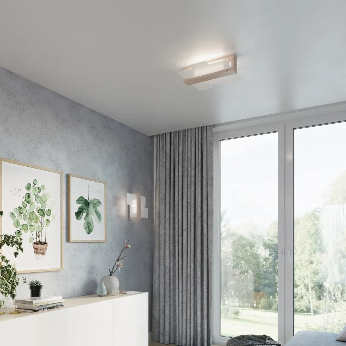 Kinkiet FENIKS 1 naturalne drewno SL.0077 - Sollux Lighting - obrazek 8