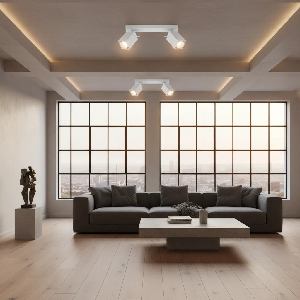 Plafon MERIDA 2 biały SL.0096 - Sollux Lighting - obrazek 2