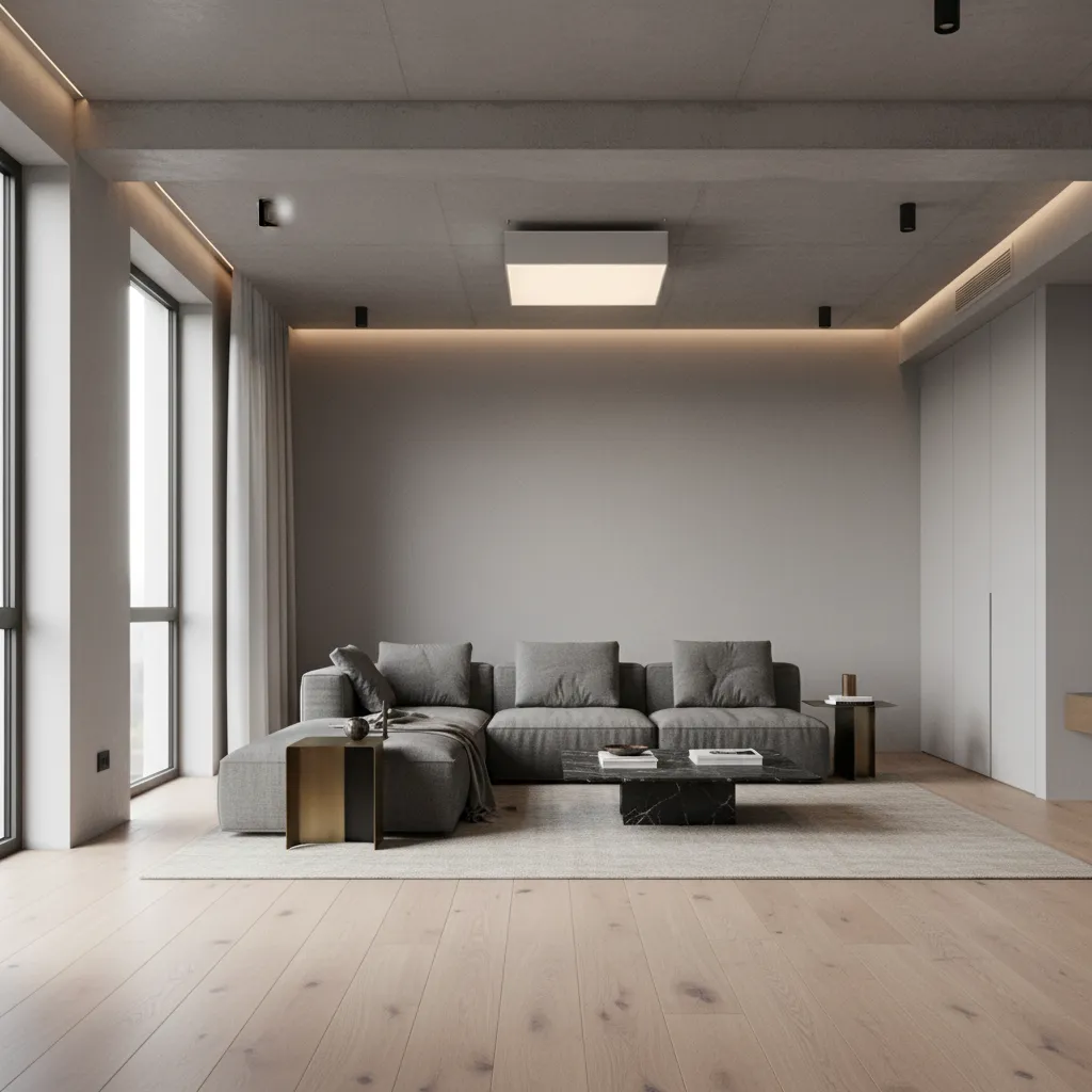 Plafon HORUS 35 szary SL.0137 - Sollux Lighting - obrazek 2