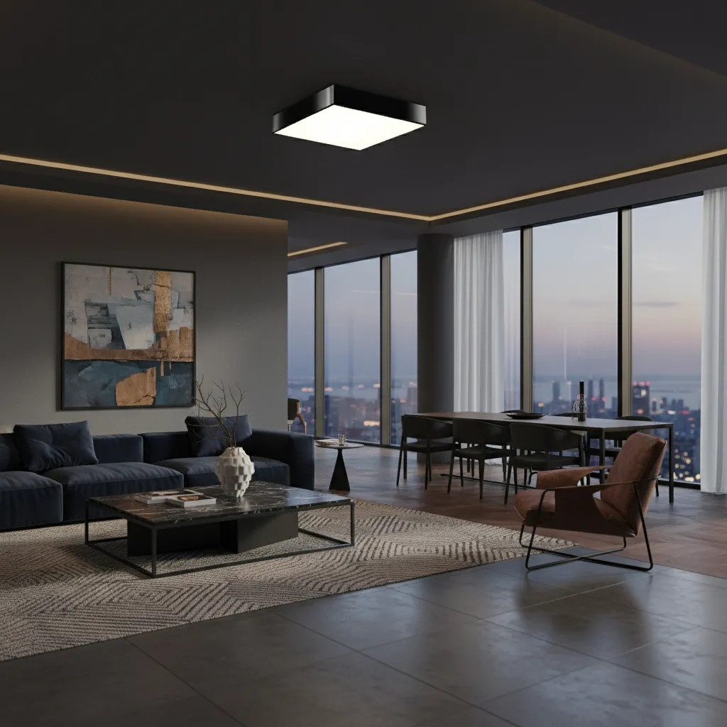 Plafon HORUS 45 czarny SL.0139 - Sollux Lighting - obrazek 2
