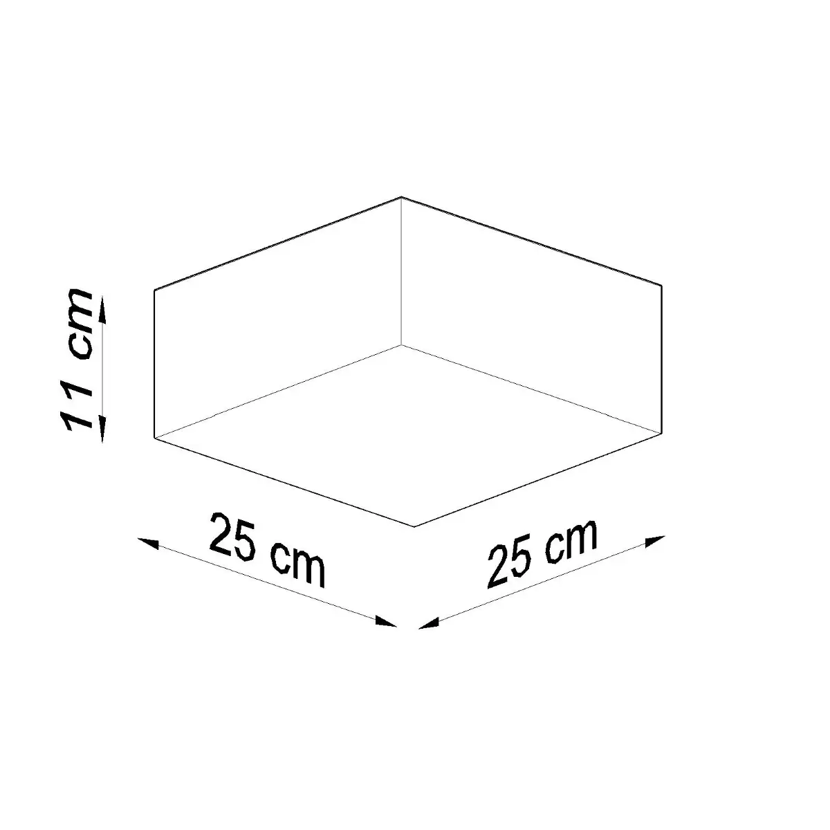 Plafon HORUS 25 czarny SL.0142 - Sollux Lighting - obrazek 8