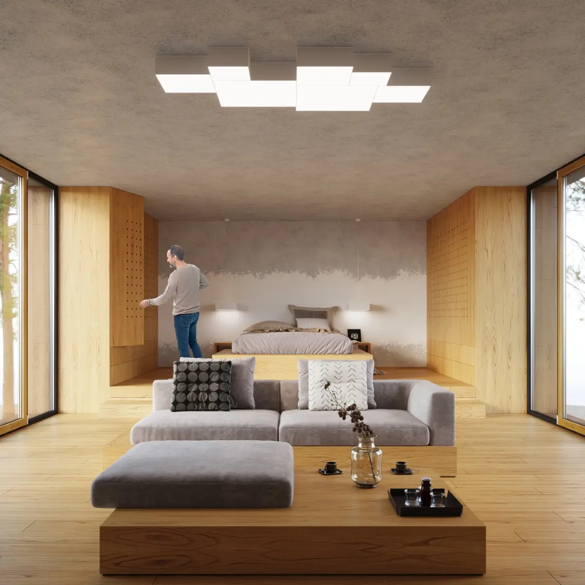 Plafon HORUS 25 biały SL.0144 - Sollux Lighting - obrazek 10