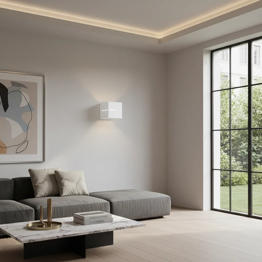 Kinkiet LOBO biały SL.0206 - Sollux Lighting - obrazek 2