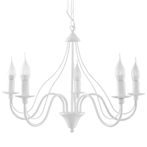 Żyrandol MINERWA 5 biały SL.0214 - Sollux Lighting