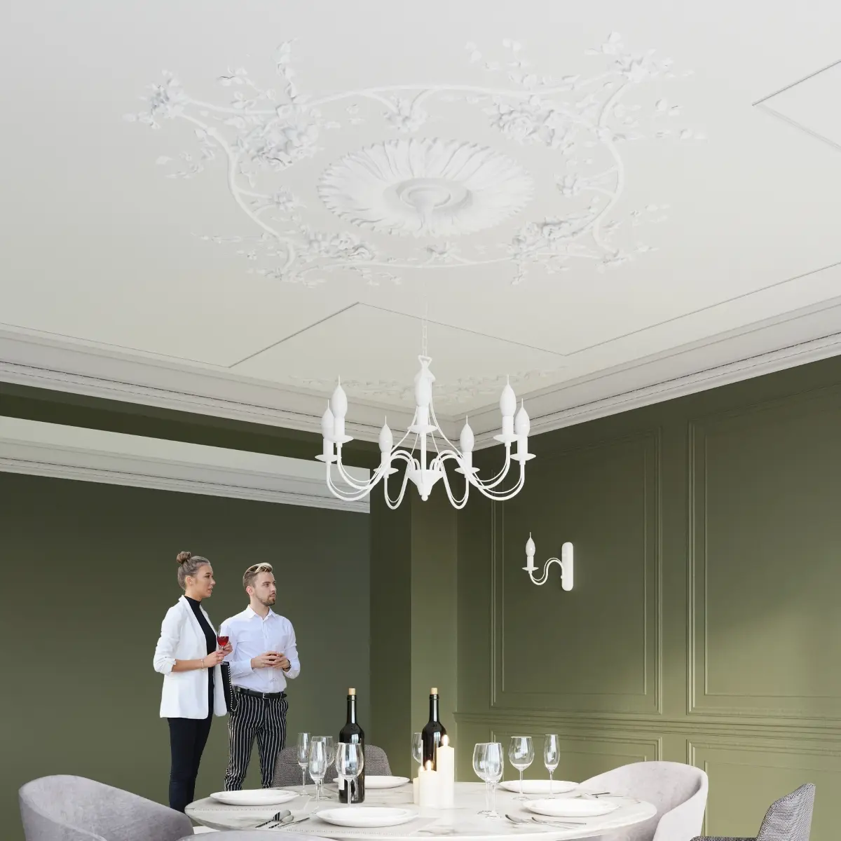 Żyrandol MINERWA 7 biały SL.0215 - Sollux Lighting - obrazek 8
