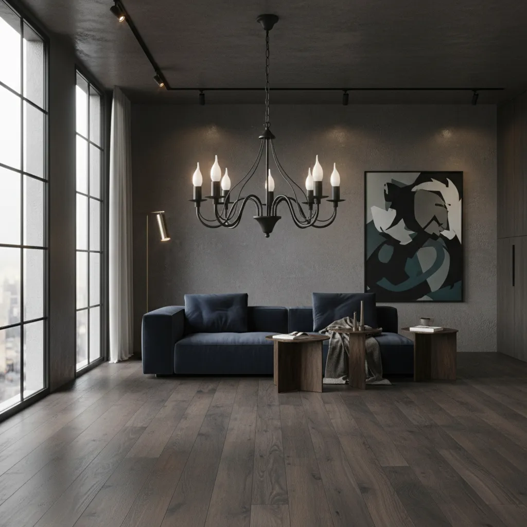 Żyrandol MINERWA 5 czarny SL.0218 - Sollux Lighting - obrazek 2