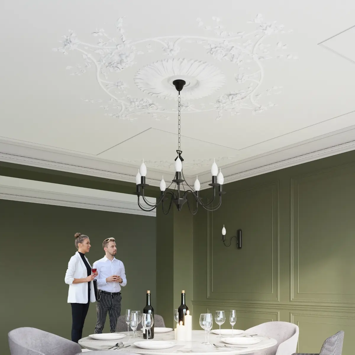 Żyrandol MINERWA 7 czarny SL.0219 - Sollux Lighting - obrazek 8
