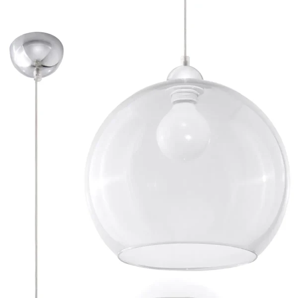 Lampa wisząca BALL transparentny SL.0248 - Sollux Lighting