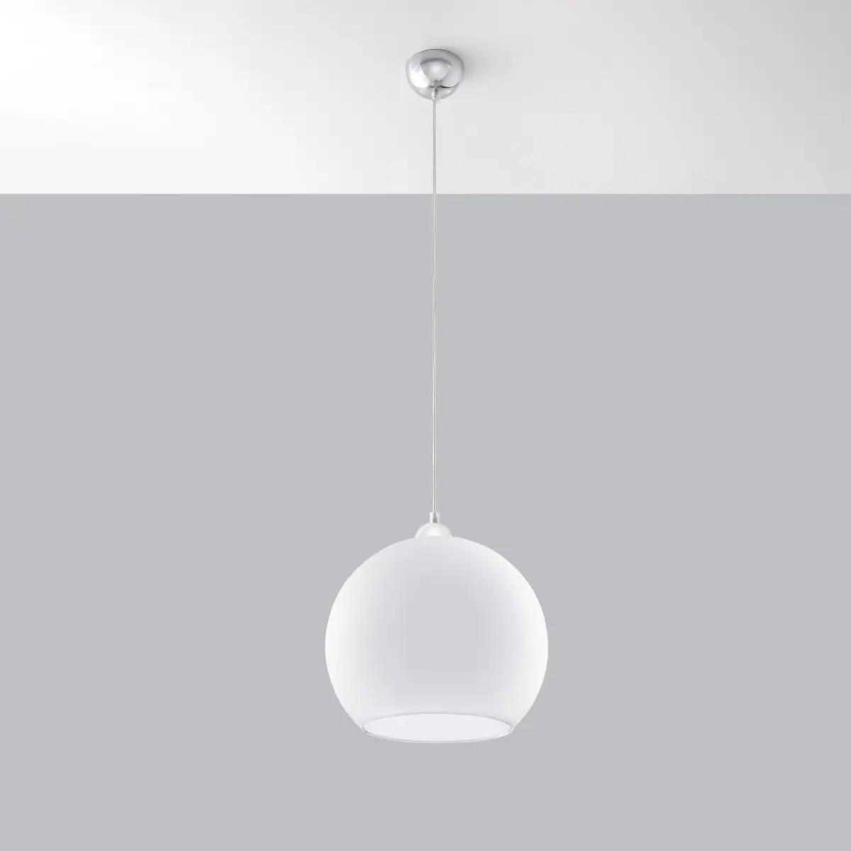 Lampa wisząca BALL biała SL.0256 - Sollux Lighting - obrazek 3